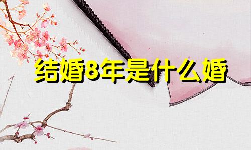 结婚8年是什么婚 含义 结婚9年是什么婚