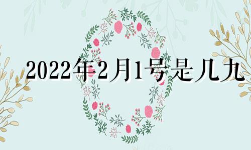 2022年2月1号是几九 2月1号是几九第几天