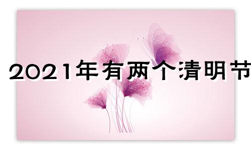 2021年有两个清明节吗 202020年清明节是几月几日