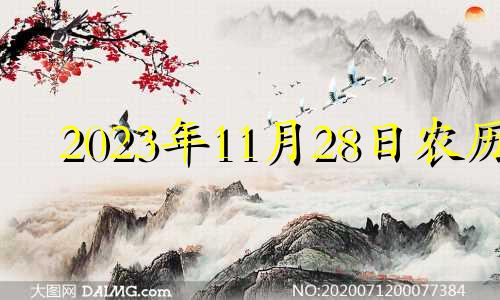 2023年11月28日农历 2032年11月28日农历是多少