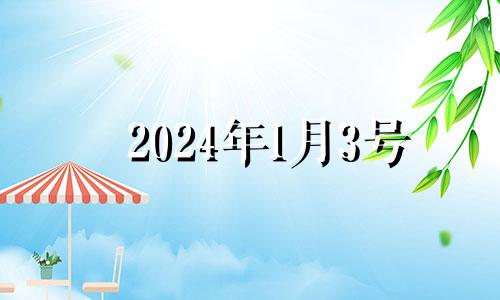 2024年1月3号 2024年1月4日是星期几