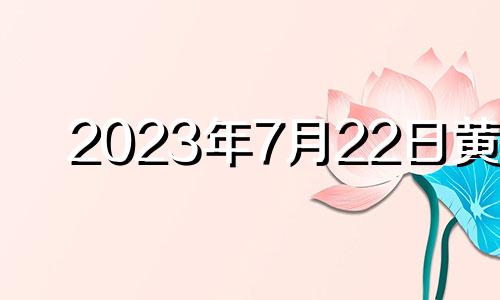 2023年7月22日黄历 2023年7月28日吉凶