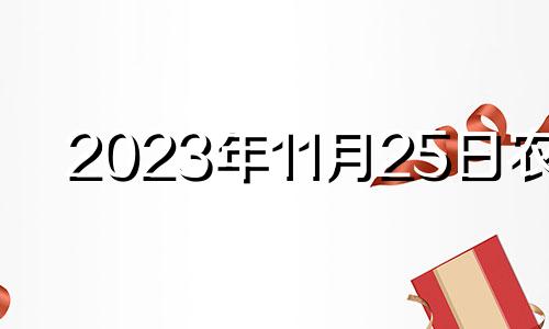 2023年11月25日农历 2020年11月25日入宅好吗