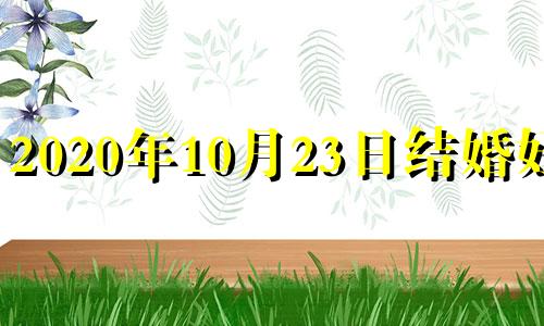 2020年10月23日结婚好吗 2021年10月23日结婚黄历