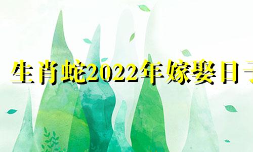 生肖蛇2022年嫁娶日子 生肖蛇2021年结婚吉日