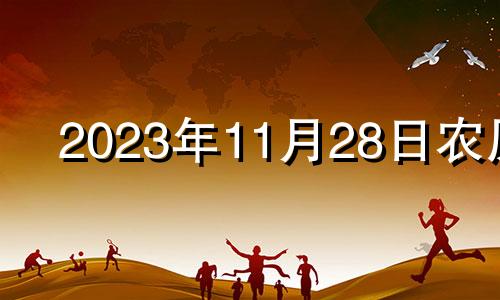 2023年11月28日农历 2023年11月21日黄历