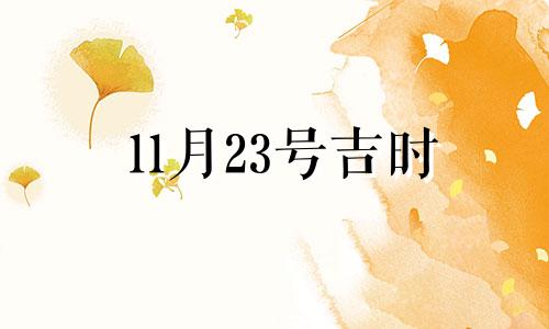 11月23号吉时 2021年11月23日黄道吉日查询