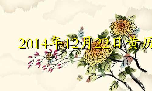 2014年12月22日黄历 2014年12月20日是什么星座?