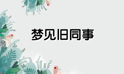 梦见旧同事