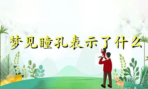 梦见瞳孔表示了什么