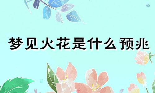 梦见火花是什么预兆 梦见火花是什么意思