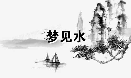 梦见水 周公 梦到 水