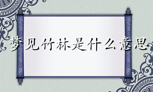 梦见竹林是什么意思 梦见竹林里长出很多笋是啥意思