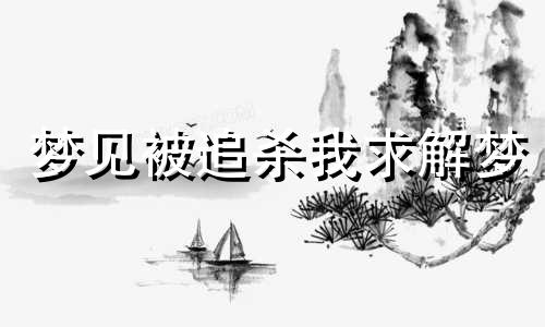 梦见被追杀我求解梦 梦见可能被追杀