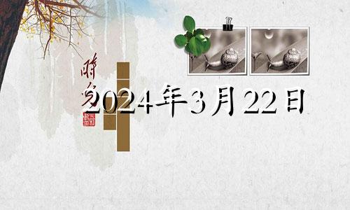 2024年3月22日 2024年农历3月20日