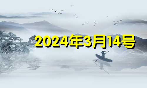 2024年3月14号 2024年三月