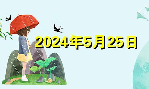 2024年5月25日 2024年5月20日是什么日子